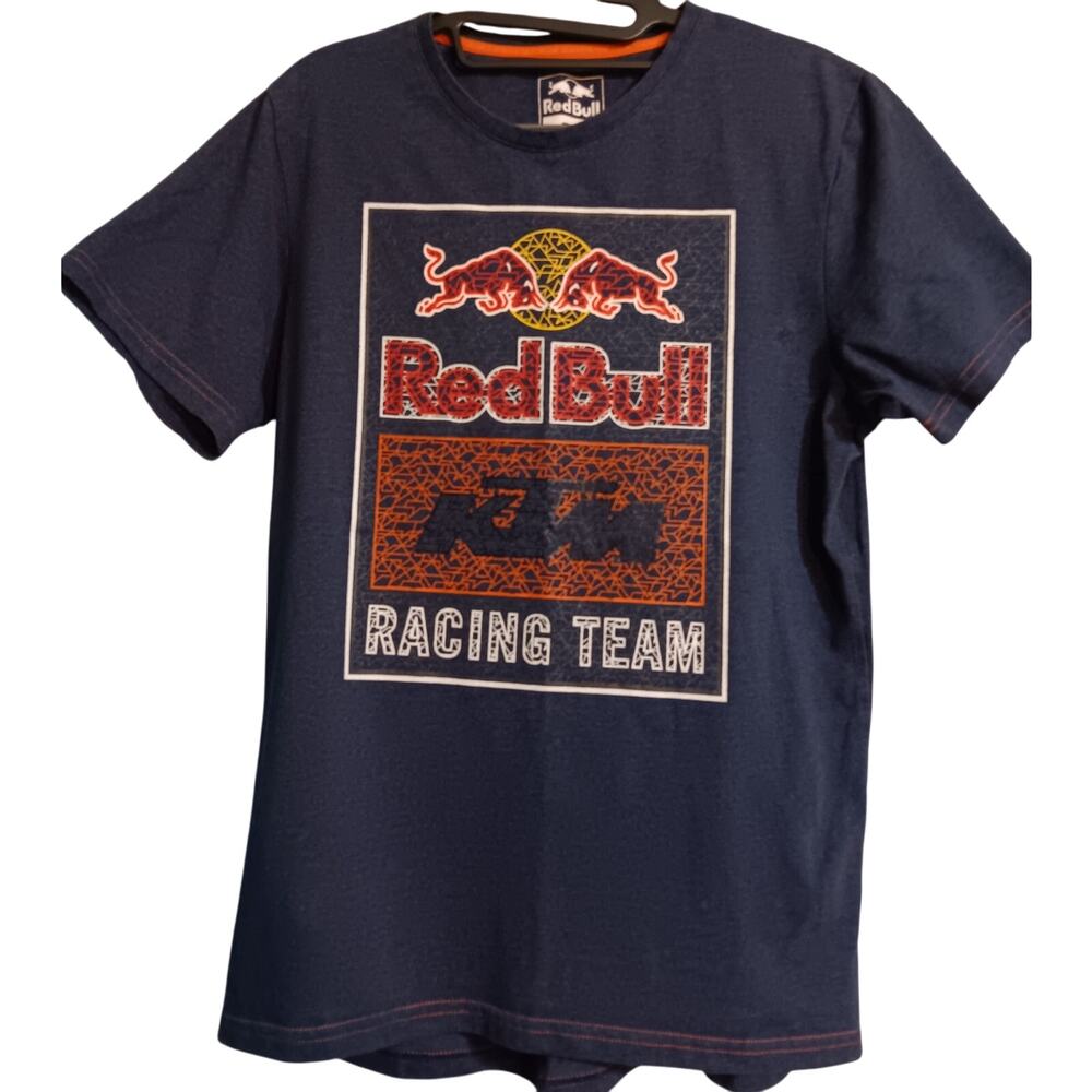 OFFICIAL RED BULL KTM Patch on Upper Back Right Shoulder T Shirt Size Small